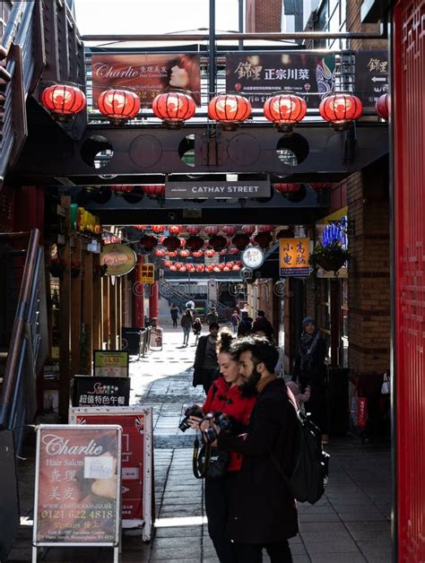 Chinatown, Birmingham UK For Chinese New Year 2018 Editorial Photo ...