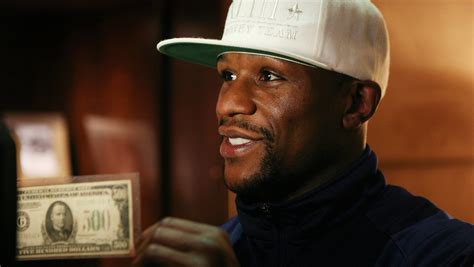 Mayweather Jr.'s hobby? Collecting money, of course