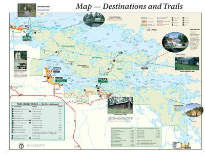 Voyageurs National Park Map