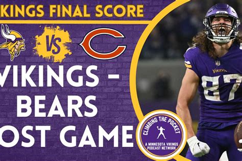 Minnesota Vikings vs. Chicago Bears Post-Game Reaction | Vikings Final Score - Daily Norseman