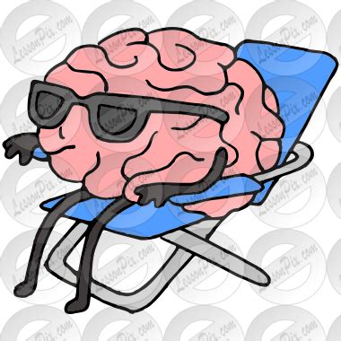 Brain Break Picture for Classroom / Therapy Use - Great Brain Break Clipart