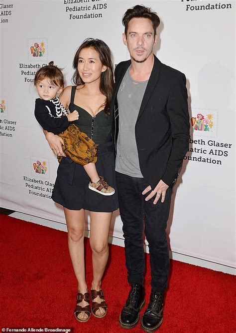 Jonathan Rhys Meyers cosies up to wife Mara Lane and son Wolf | Daily ...