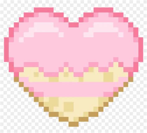 Heart Pixel Sweets Candy Cookie Pink Cute Kawaii Pastel - Bunny Gif ...