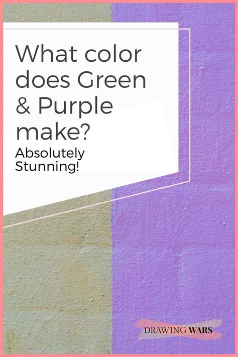 What color does Green & Purple make? Absolutely Stunning!