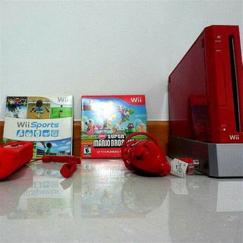 Limited Edition Red Wii, Hobbies & Toys, Toys & Games on Carousell