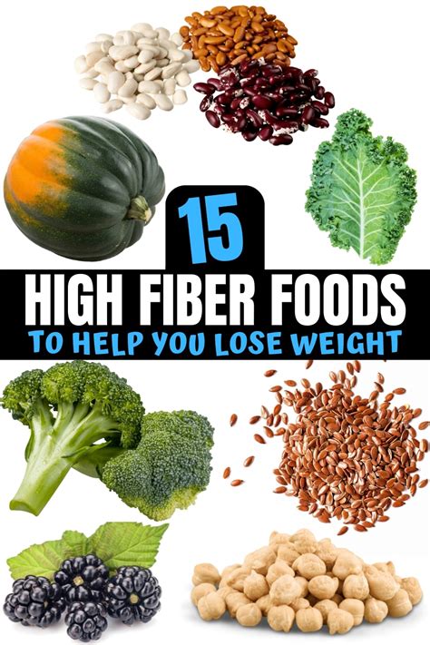 15 BEST High Fiber Foods For Weight Loss