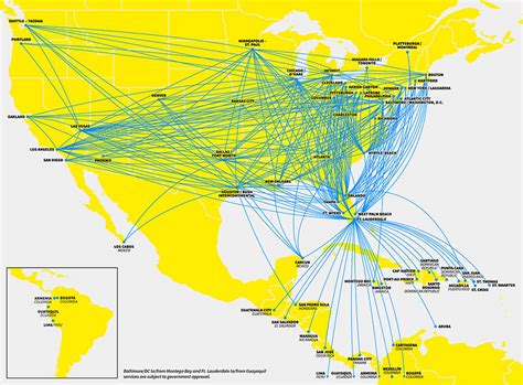 Spirit Airlines Route Map 2020 - Windy Kakalina