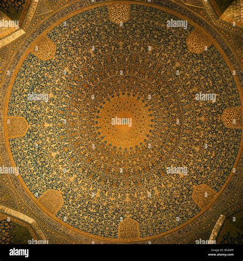 Interior of the Imam Mosque formerly Shah Mosque Isfahan Iran Middle East Stock Photo - Alamy