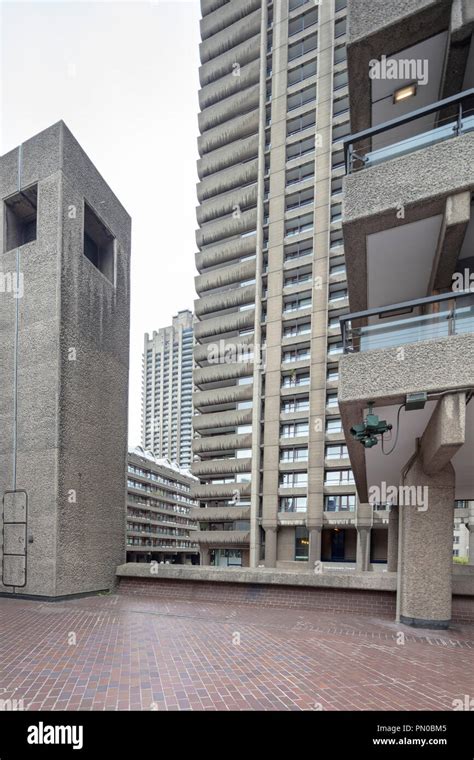 The Barbican residential estate, London, England, UK Stock Photo - Alamy