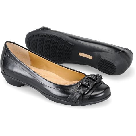 Soft Spots Women's Posie Black Leather Dress Shoes 751801 – Good's Store Online