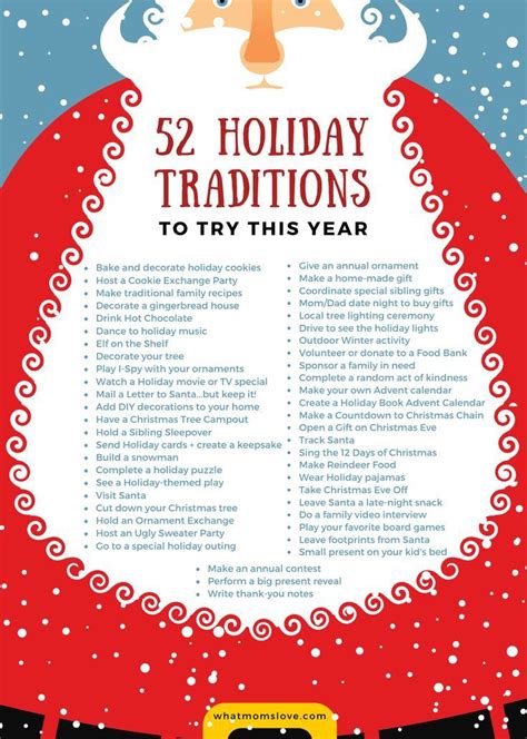 52 Holiday Traditions For Families To Make Christmas Time Magical | Christmas traditions family ...