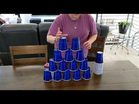 Building Pyramids with Cups! - YouTube