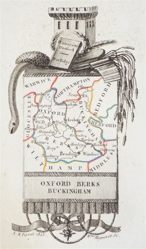 Antique Maps and Prints of Oxfordshire