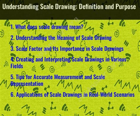 Understanding Scale Drawing: Definition and Purpose - JoyAnswer.org