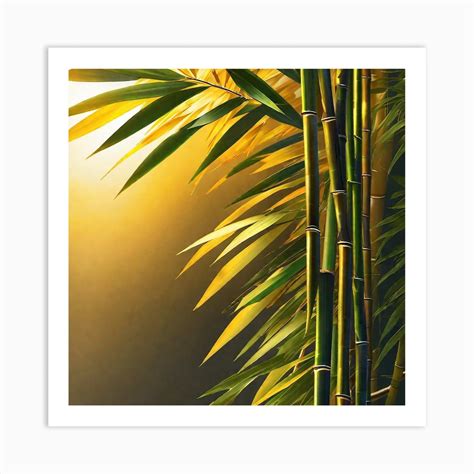 Bamboo Tree 1 Art Print by Noctarius - Fy