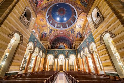 Interior View of the Cathedral Basilica of Saint Louis Editorial Image ...