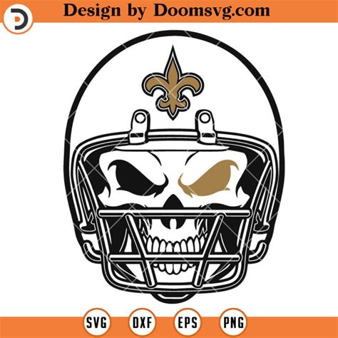 New Orleans Saints SVG, Saints Skull Helmet SVG, Saints SVG, Football ...