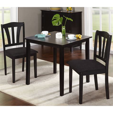 Metropolitan 3-Piece Dining Set, Multiple Finishes - Walmart.com ...