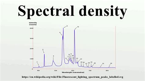 Spectral density - YouTube