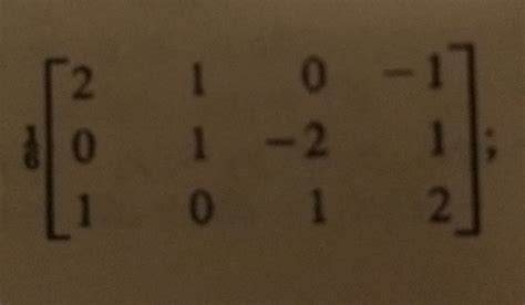 Solved Compute the pseudoinverse of the following matrix: i | Chegg.com