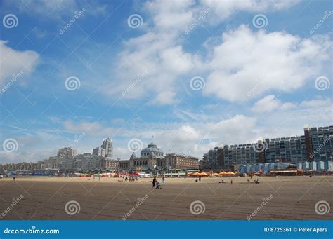 Scheveningen beach stock image. Image of cloudy, boulevard - 8725361