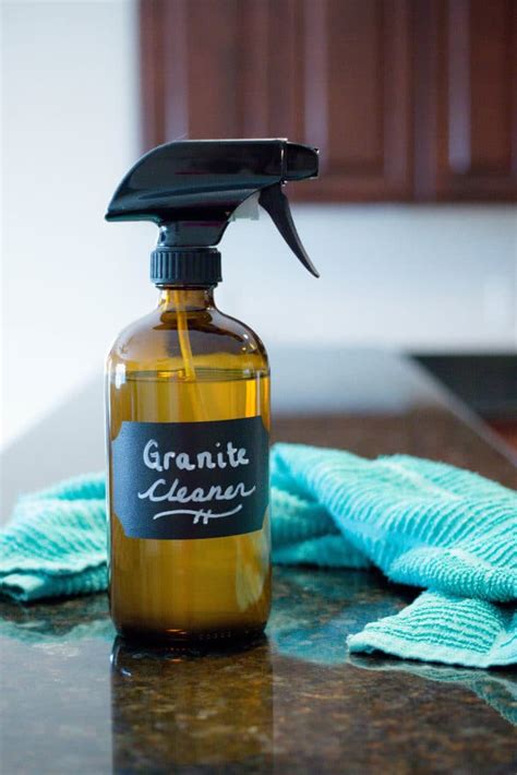 The Best Homemade Granite Cleaner (2 Ingredients!) | The Nourished Life