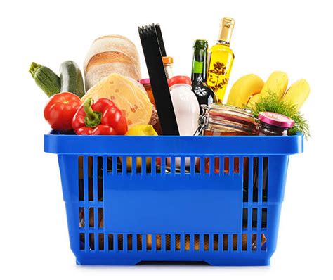 Blue Shopping Basket Stock Photos, Pictures & Royalty-Free Images - iStock