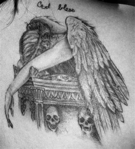 Grieving Angel Tattoo