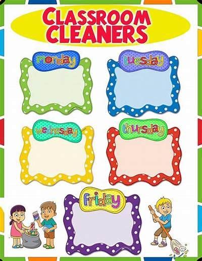 Classroom Cleaners Template (FREE Download) - DepedClick | Classroom, Clean classroom, Classroom ...