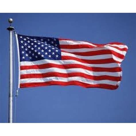 American Flag, Polyester 8x12