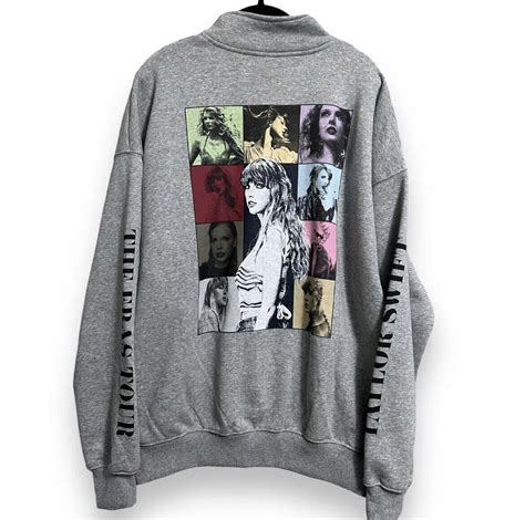 Taylor Swift The Eras Tour Official Merch 14 Quarter Zip Pullover ...