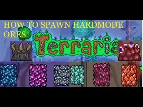 How to spawn hardmode ores in Terraria 1.4 - YouTube