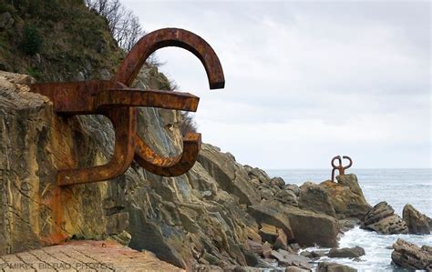 Eduardo Chillida sculpture | Sculpture art, Landscape art, Land art