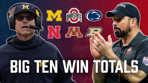 The 2023 Big Ten Win Totals, Odds, And My Picks | Big Ten Football 2023 ...