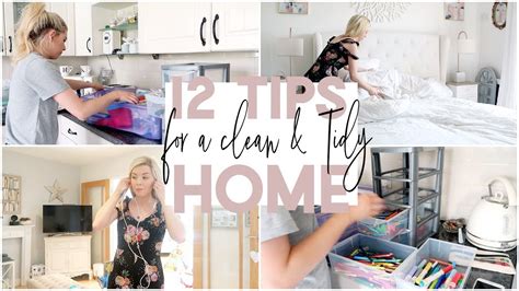 12 TIPS FOR A CLEAN AND TIDY HOME | GET YOUR HOUSE ORGANISED - YouTube