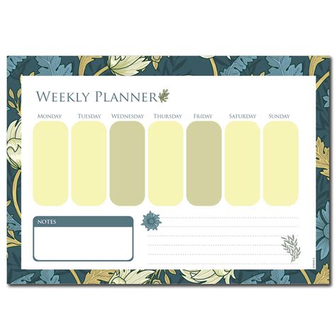 Classic Floral Weekly Planner - Mimir Paper Shop