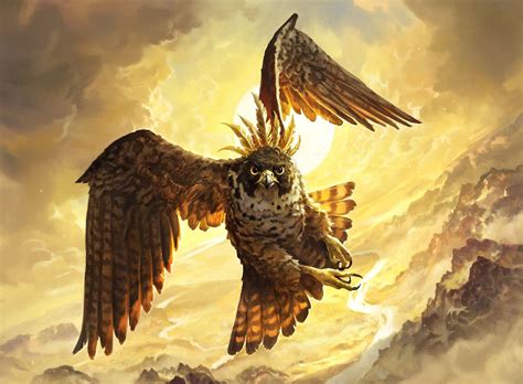 MTG - Rustwing Falcon, Paul Canavan on ArtStation at https://www.artstation.com/artwork/WelWN ...