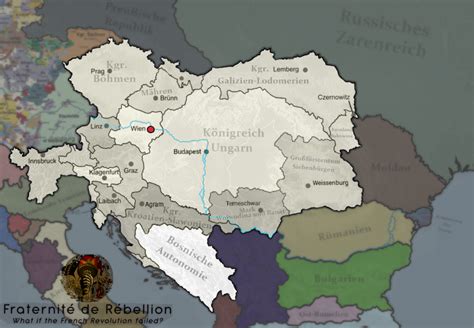 Map : The Austrian Empire in Fraternité de Rébellion! - Infographic.tv - Number one infographics ...