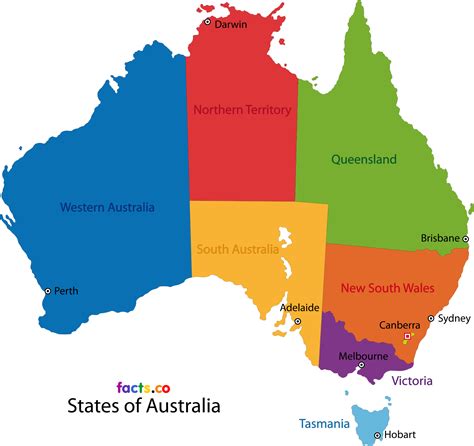 Australian Blank Political Map