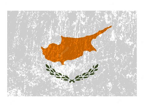 Premium Vector | Cyprus grunge flag official colors and proportion ...