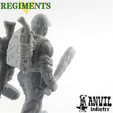 Militia Melee Weapons for 28mm Heroic Human Infantry - Bits for Wargaming. Anvil Industry ...