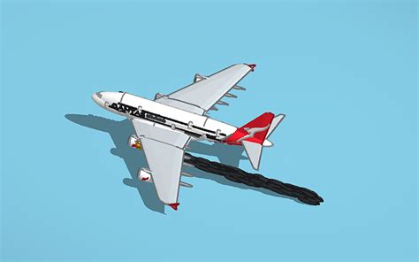 3D design Qantas flight 32 - Tinkercad