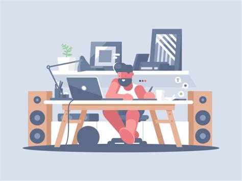 Top 60 Remote Work Clip Art, Vector Graphics and Illustrations - iStock