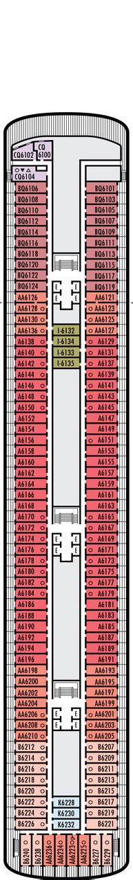 MS Rotterdam Deck plan & cabin plan