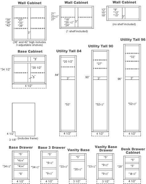 Ace Kitchen Cabinet Dimensions Sizes Kleidman Storage Island Furniture ...