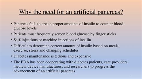 Artificial pancreas