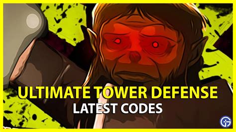 Ultimate Tower Defense Codes (August 2023) - Gamer Tweak