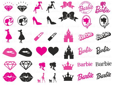 Barbiiie Svg Baaarbie Silhouette Barrrbie Doll Svg Barbbie - Etsy