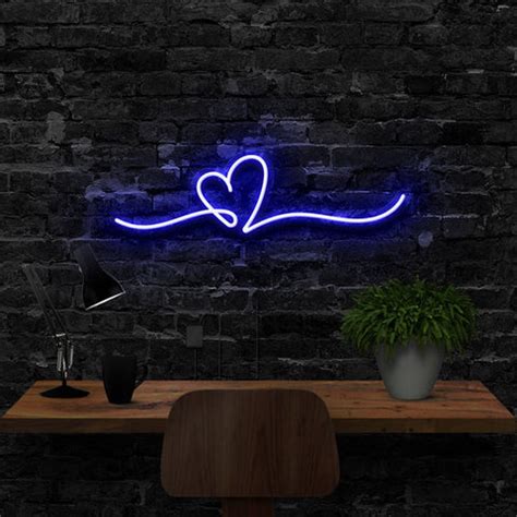 Blue Neon Sign Aesthetic | Brighten Up Your Space