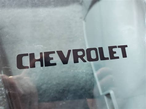 Chevrolet Chevy Logo Vinyl Sticker - Etsy